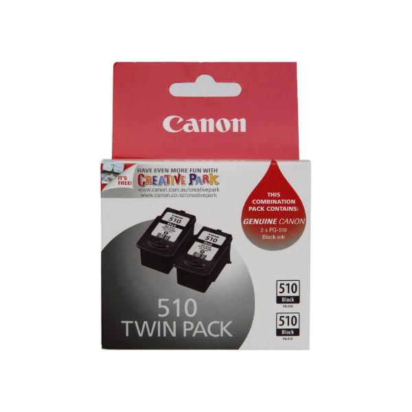 Picture of Canon Ink PG510 Black Twin Pack
