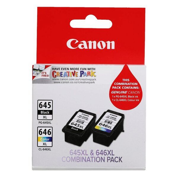 Picture of Canon Ink PG645XL CL646XL Twin Pack