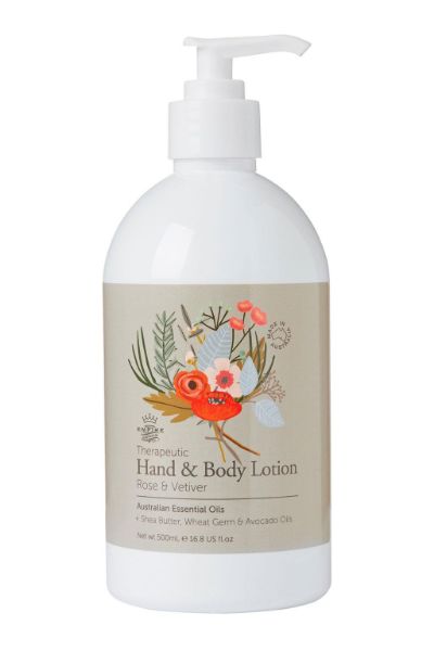Picture of Therapeutic Rose & Vetiver Hand & Body Lotion, 500ml
