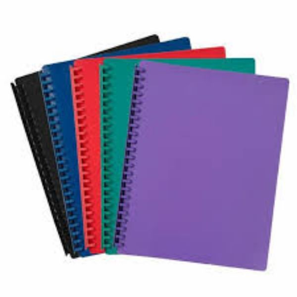 Picture of Display Book A4 PP 20pk Assorted Colour