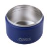 Picture of Oasis Stainless Steel Double Wall Insulated Food Flask Quick Release Lid 300ml Peacock Blue
