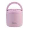 Picture of Oasis Stainless Steel Double Wall Insulated Food Flask Quick Release Lid & Spork 500ml Blush